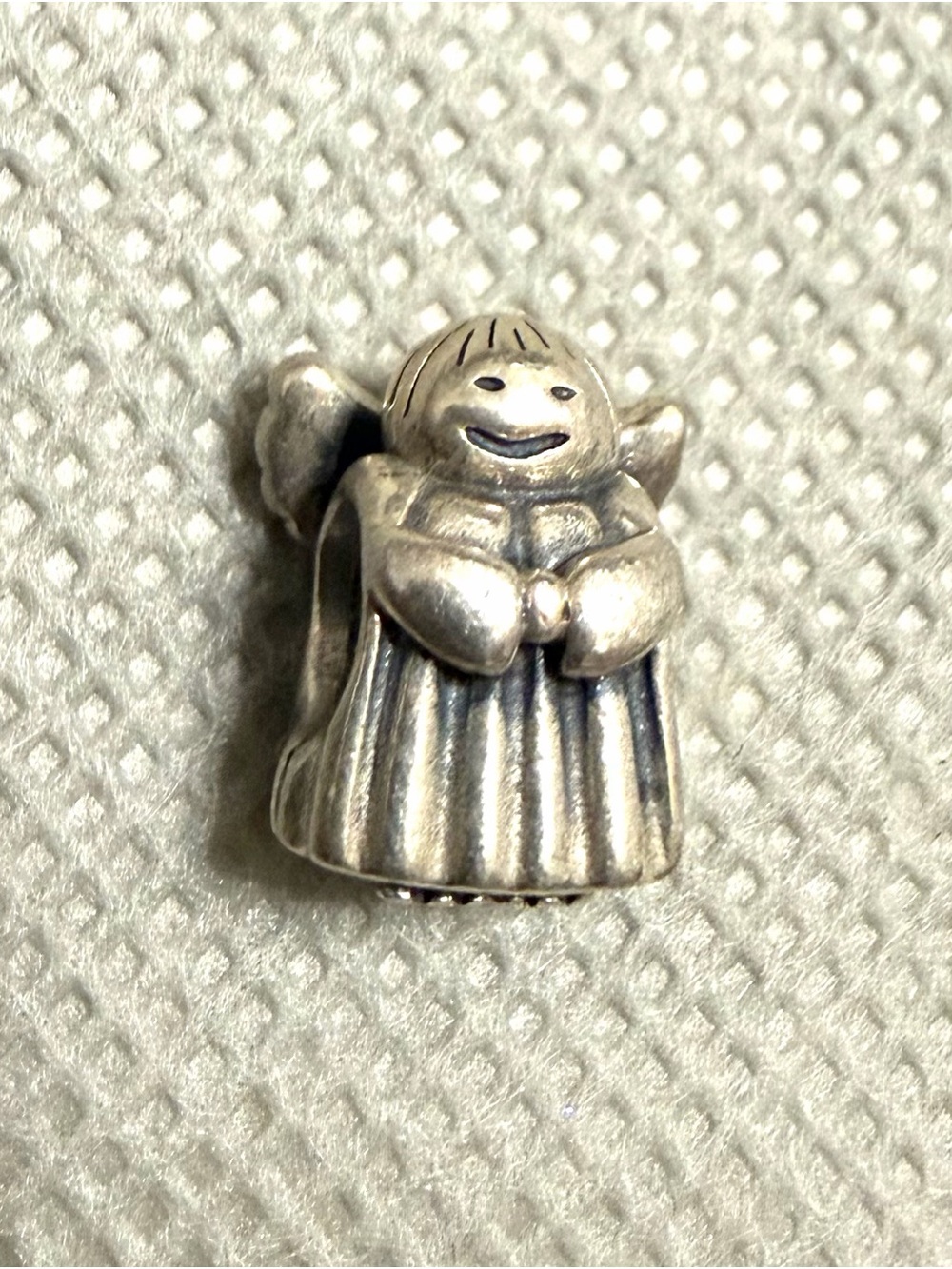 Pandora Sterling Silver Angel Of Hope Charm #790337